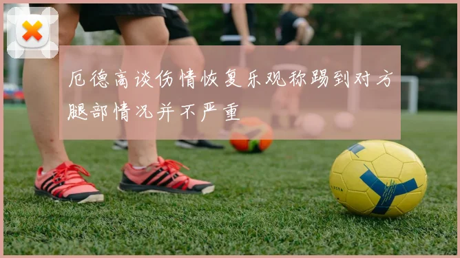 厄德高谈伤情恢复乐观称踢到对方腿部情况并不严重